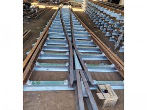 株洲中铁桥梁工程有限公司工字钢整体道岔安装